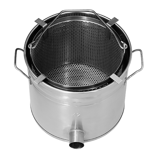 Schalenauffänger ohne Stärkeabscheider (Edelstahl)